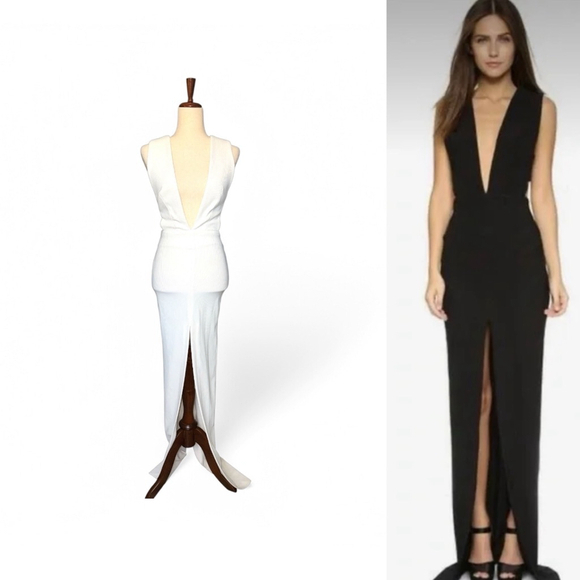 Solace London Dylan Dress White - Picture 1 of 16